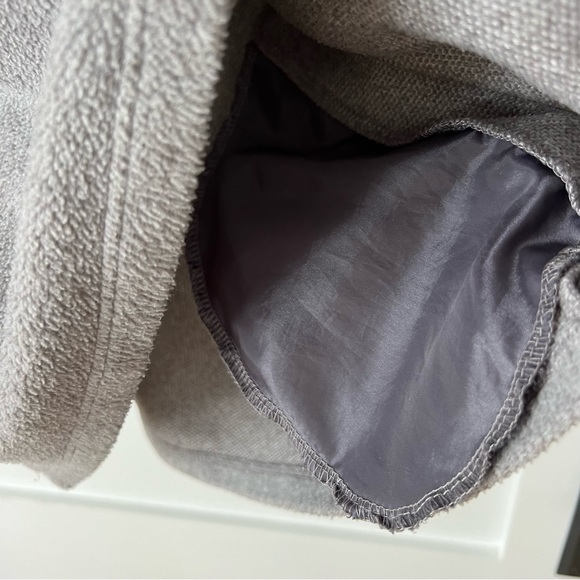 Dudley Stephens Cobble Hill Terry Fleece Turtleneck Pullover  Gray Grey Small - Picture 7 of 10